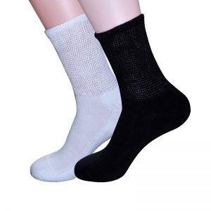 Basic Diabetic Crew Socks – 4 Pairs – Women