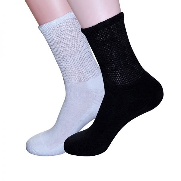 Basic Diabetic Crew Socks - 4 Pairs - Women - Sealox Health Premium ...