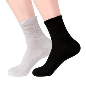 Basic Diabetic Quarter Socks – 4 Pairs – Men