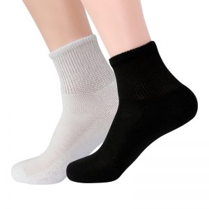 Basic Diabetic Quarter Socks – 4 Pairs – Women