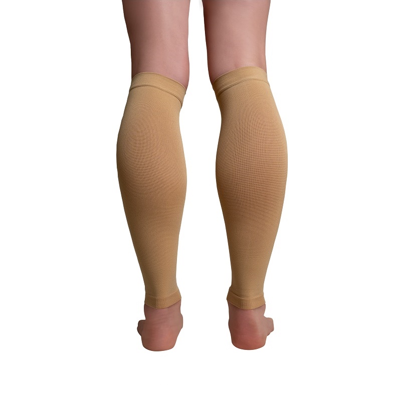 Compression Stockings Socks Calf Tights with Stirrup Sleeves Skin