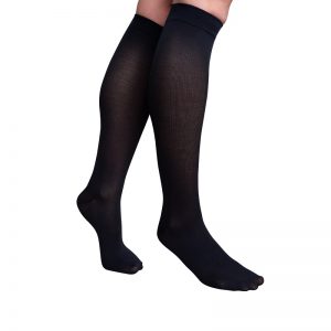 Light Compression Knee Socks 8-15mmHg For Travelling – 2 Pairs – Women