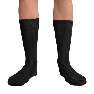 Light Compression Knee High Socks 8-15mmHg For Travelling – 2 Pairs – Men