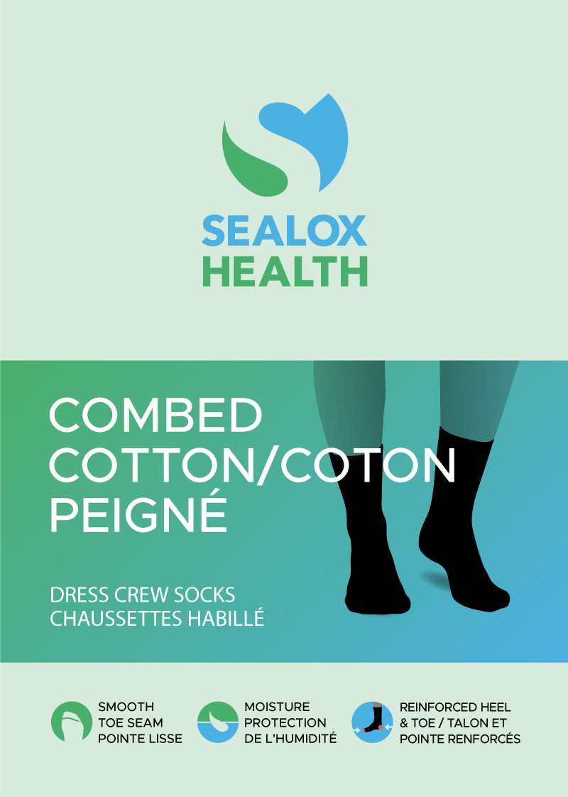 Combed Cotton Dress Crew Socks Fashion Get Noticed - 3 Pairs - Sealox  Health Premium Socks, Sleeves