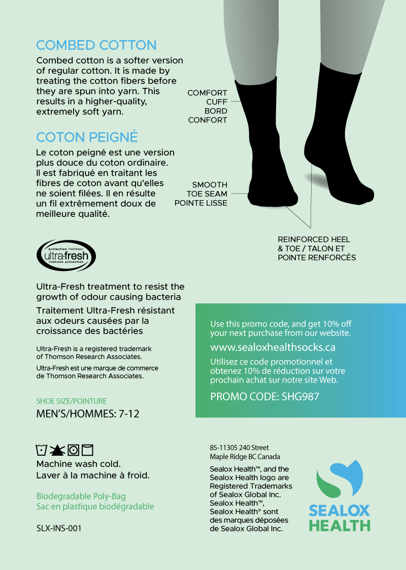 Combed Cotton Dress Crew Socks Fashion Get Noticed - 3 Pairs - Sealox  Health Premium Socks, Sleeves